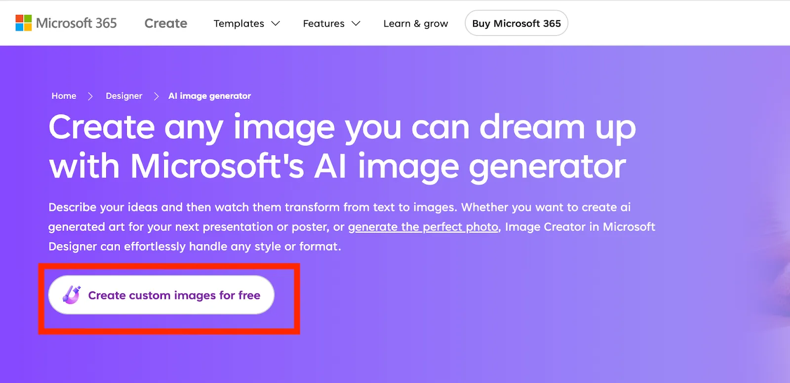 Bing AI image generator - pricing