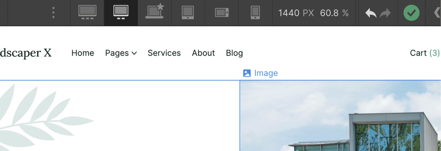 Responsive Design - Landscaper X Webflow Template