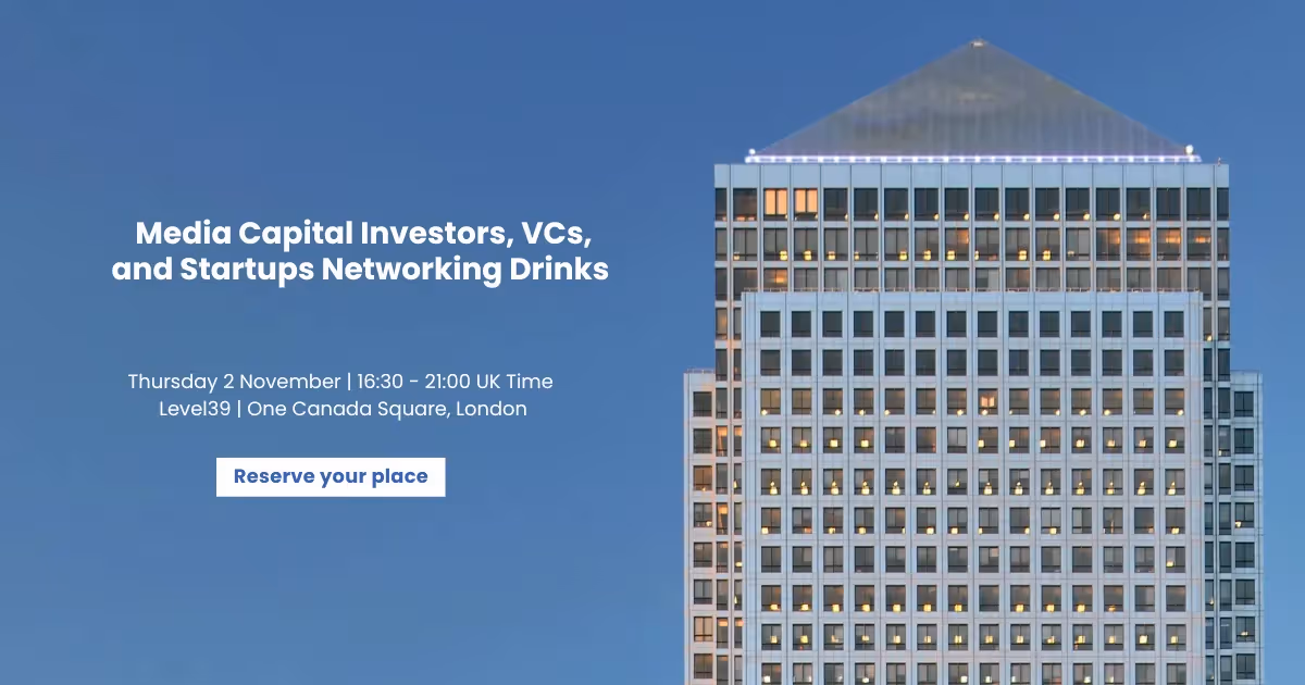MFG Media Investors, VCs, and Startups Networking Drinks 