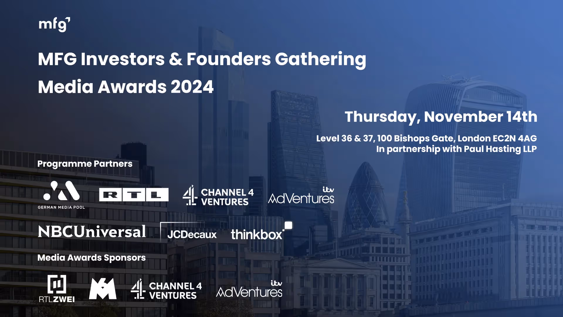 MFG Gathering & Media Awards