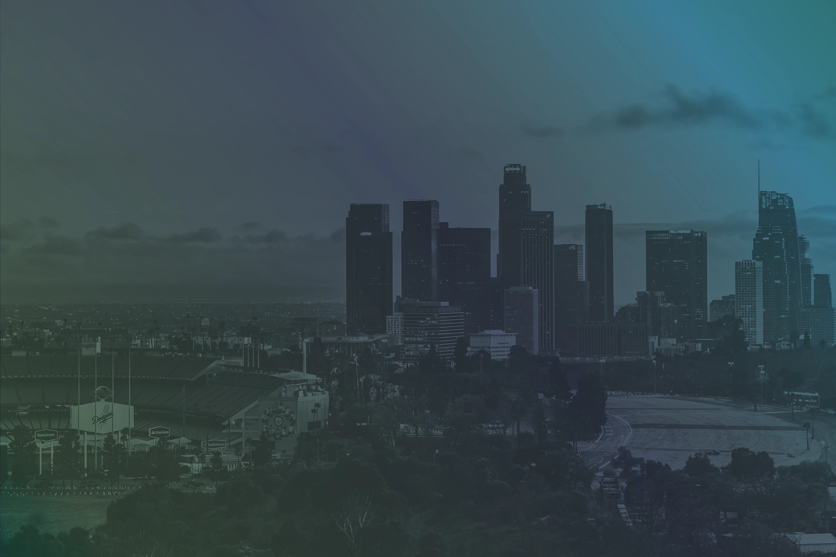 Photo of the Los Angeles Skyline by Cody Williams