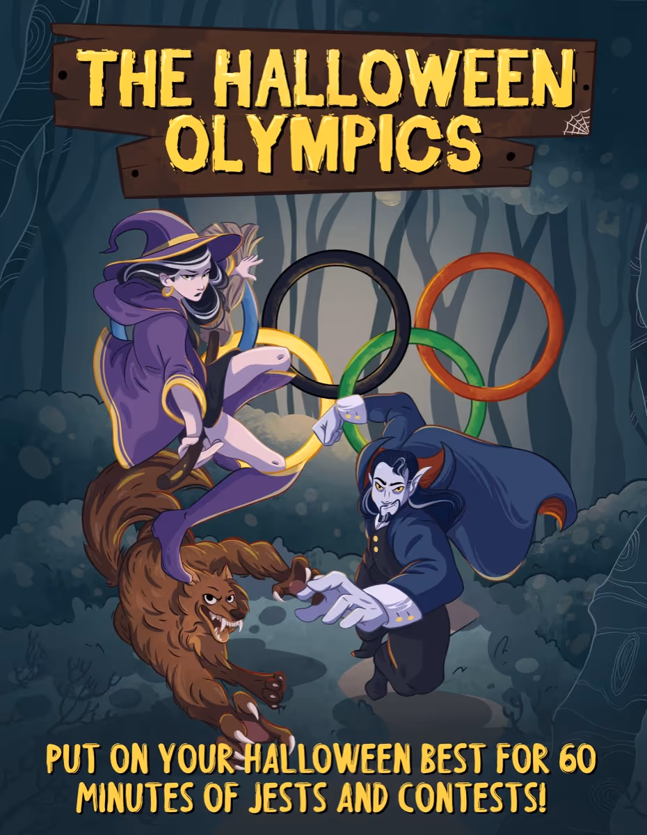 The Halloween Olympics poster