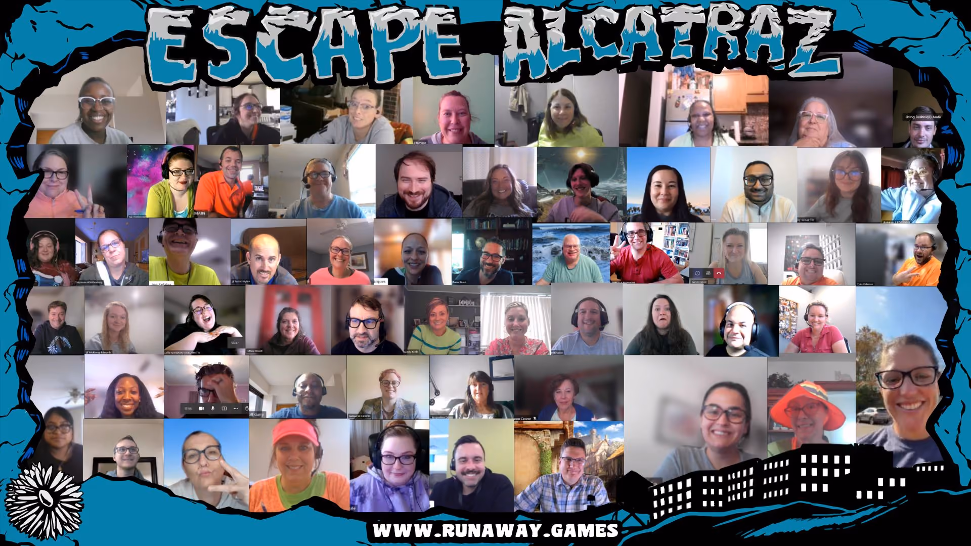 Escape Alcatraz team photos
