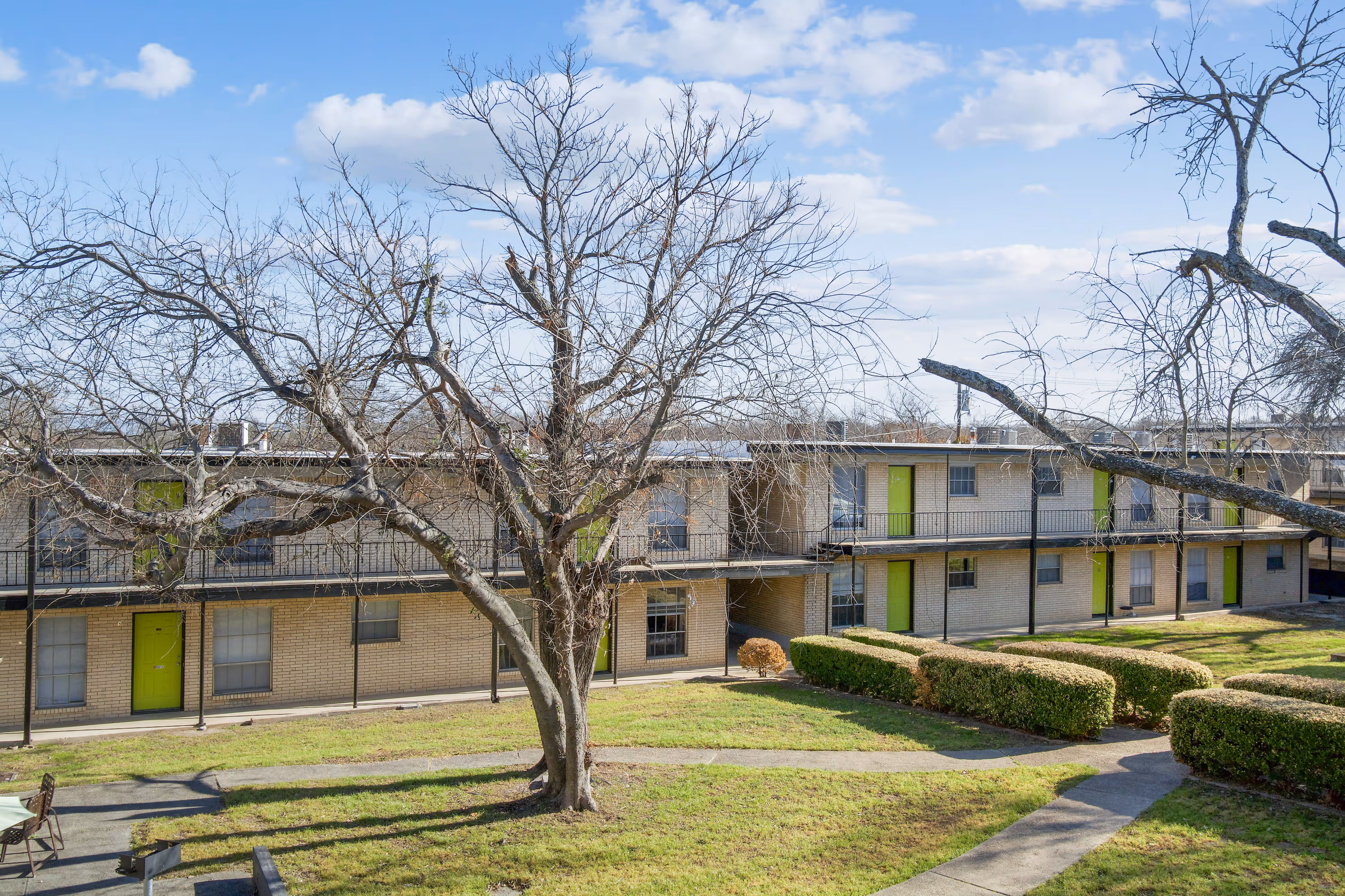 exterior with view of greenery