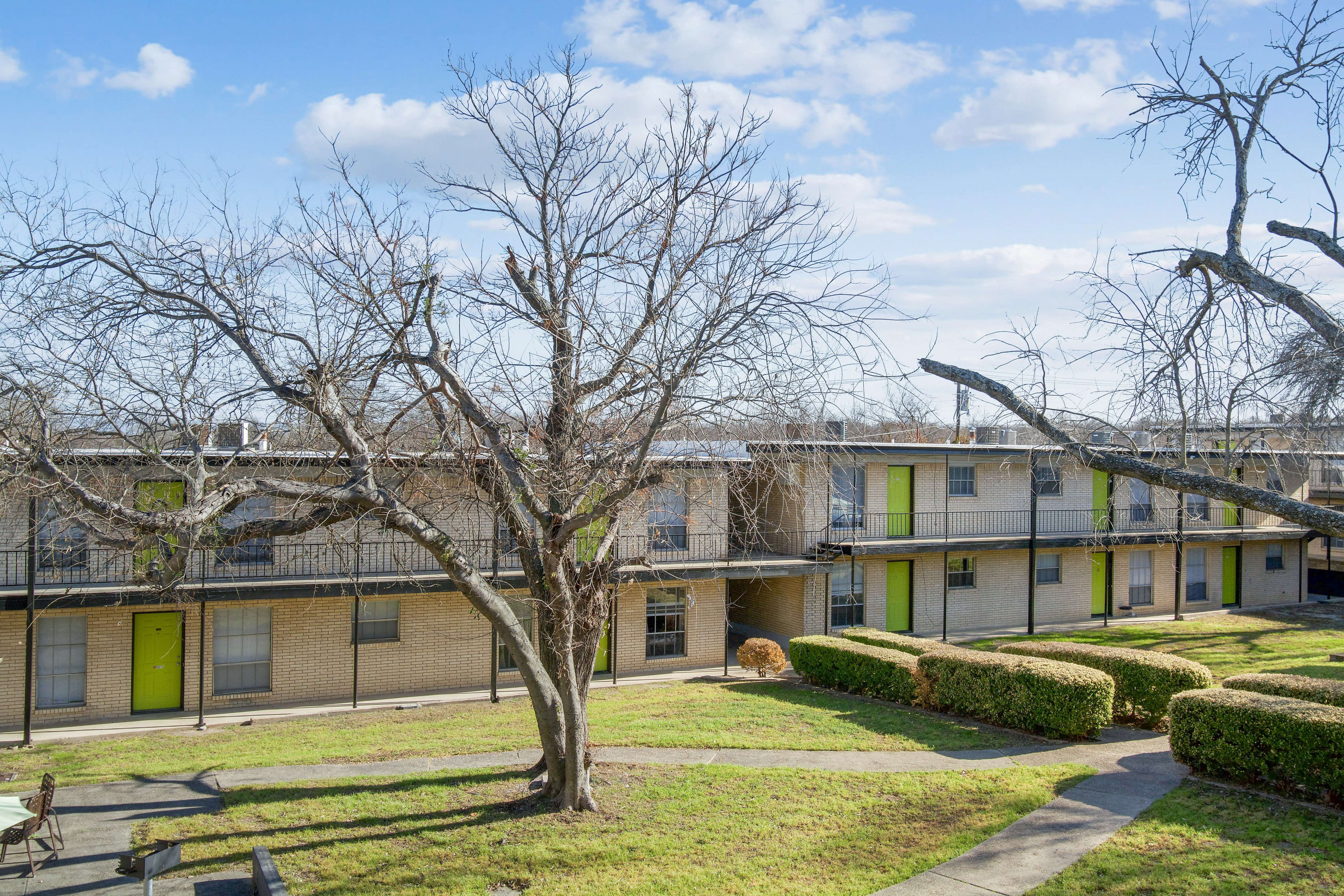Exterior with greenery