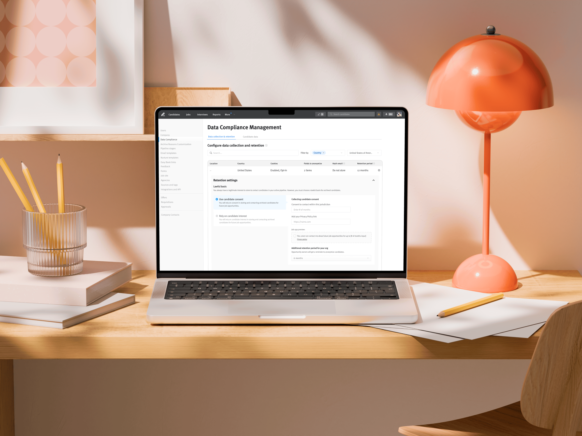 a mockup of product work meghan did as it relates to the case study card, the work is within a macbook mockup