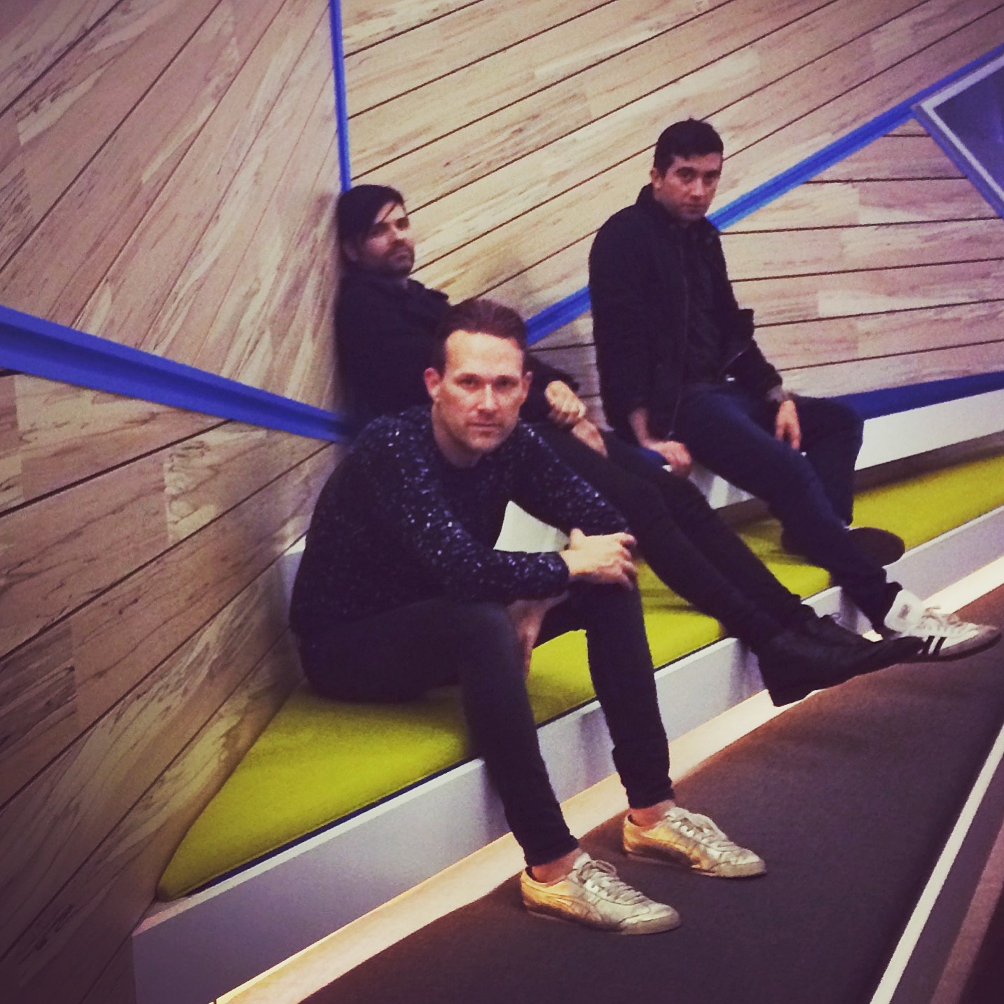 Waiting for the production room to wrap out at YouTube Space NY.