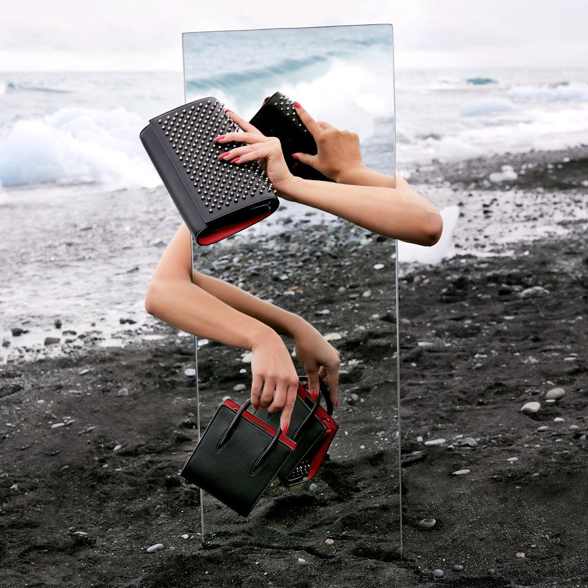 From Top to Bottom: Paloma Clutch, Paloma Small Tote Bag | All images c/o Christian Louboutin