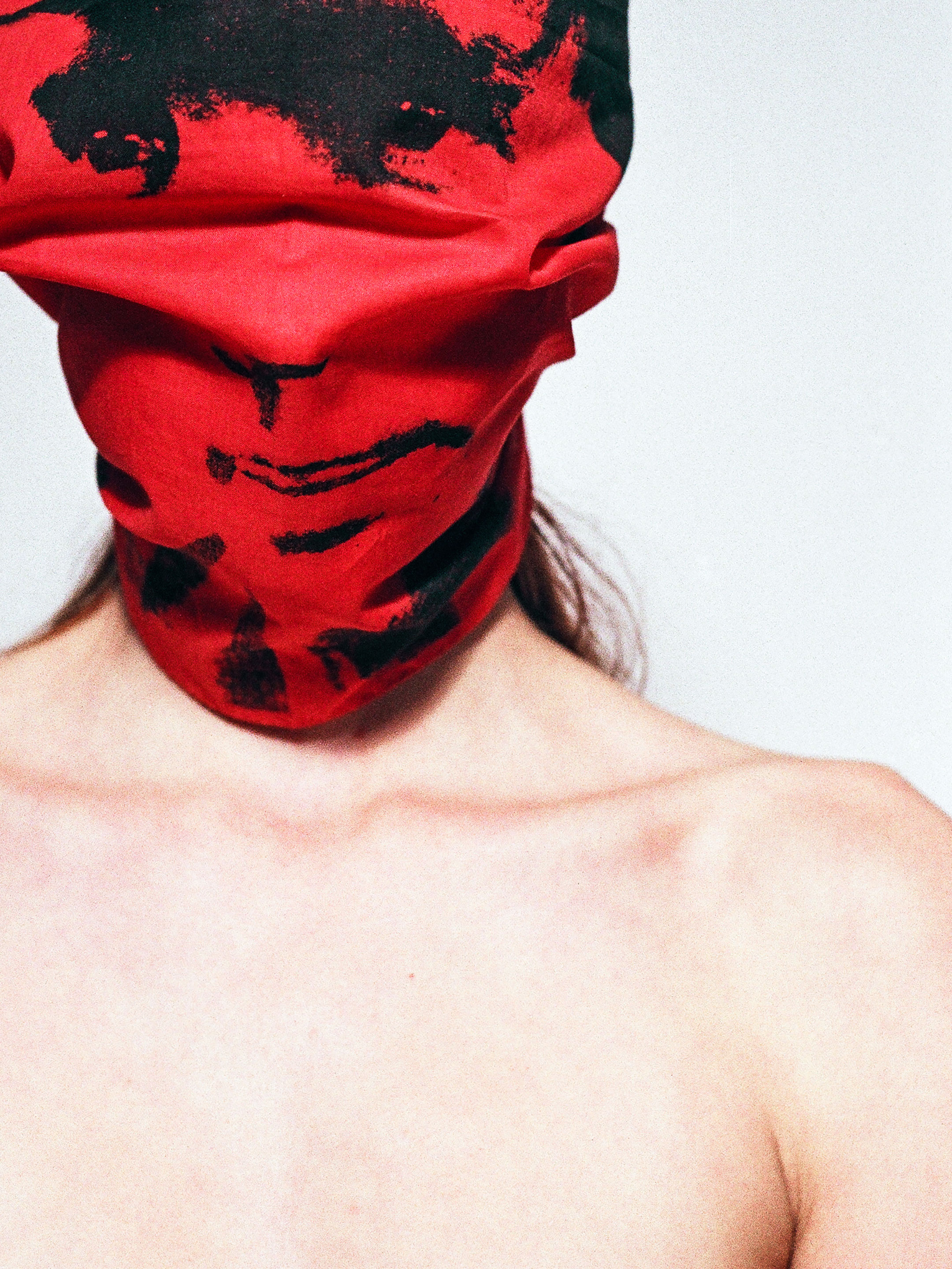 CALVIN KLEIN 205W39NYC X ANDY WARHOL/ DENNIS HOPPER 1971 scarf.