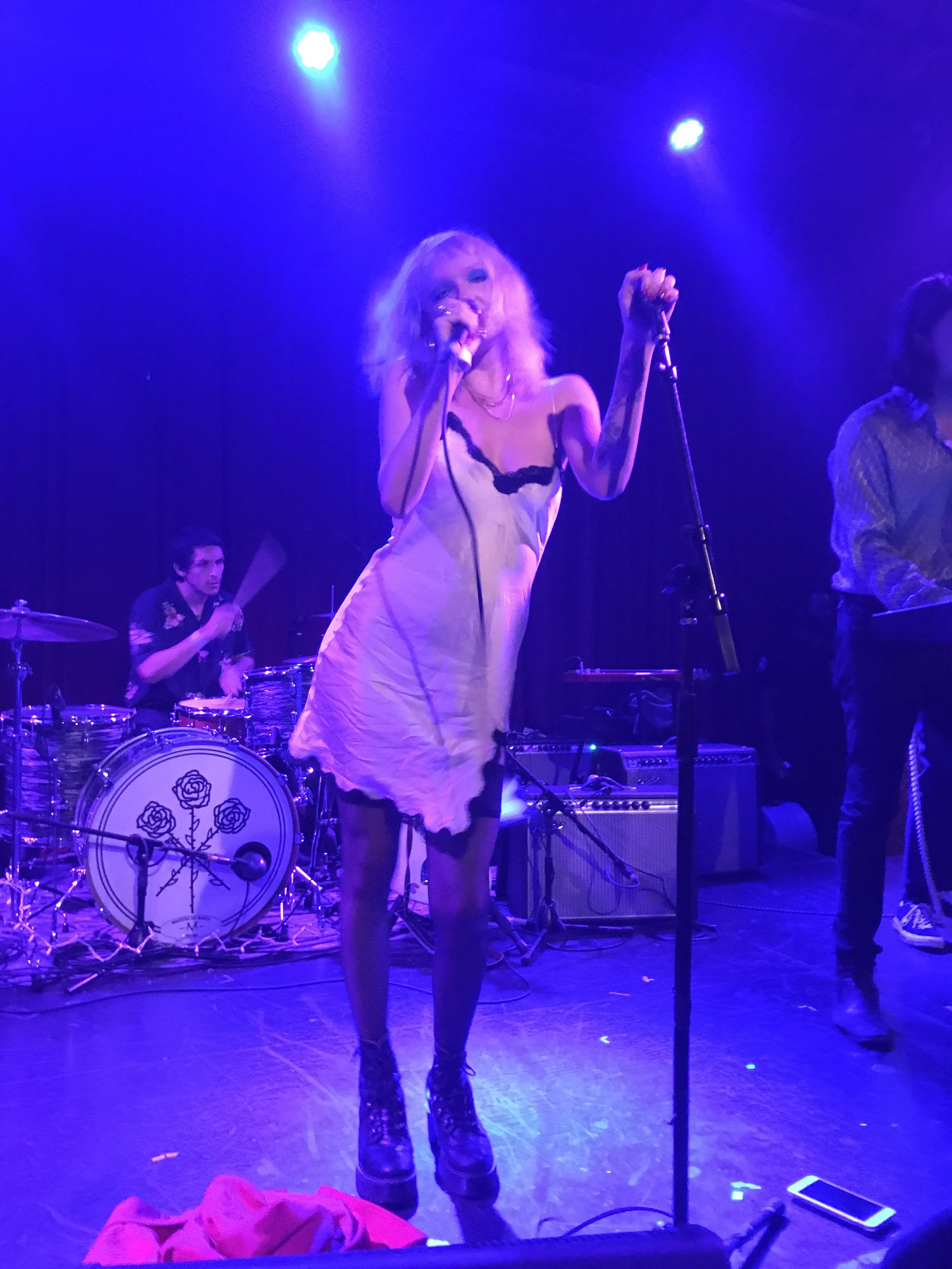 On stage! Wooo there’s no place I love more in the world. Was so special to play in a sold out venue.