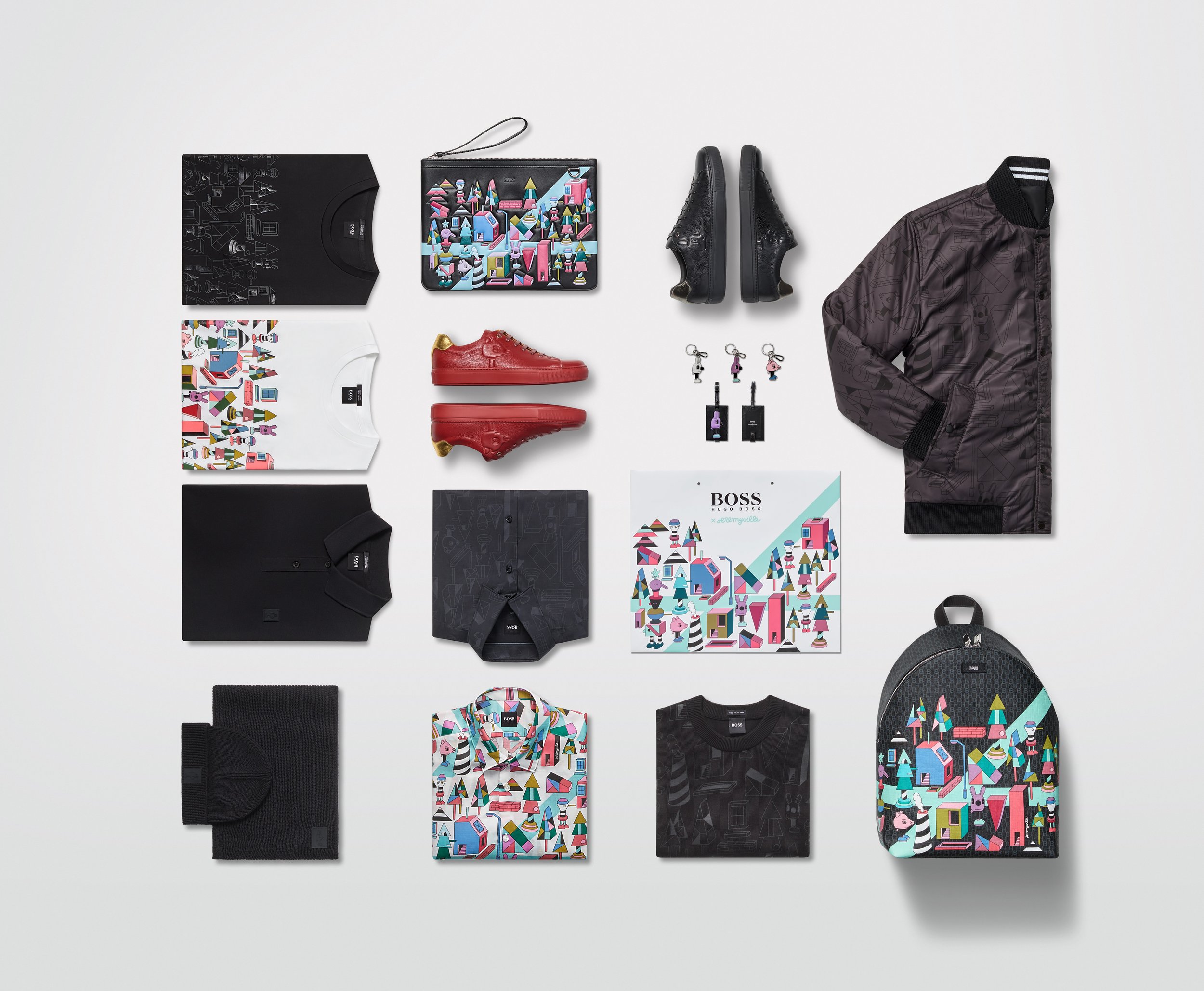 Photo courtesy of HUGO BOSS x Jeremyville