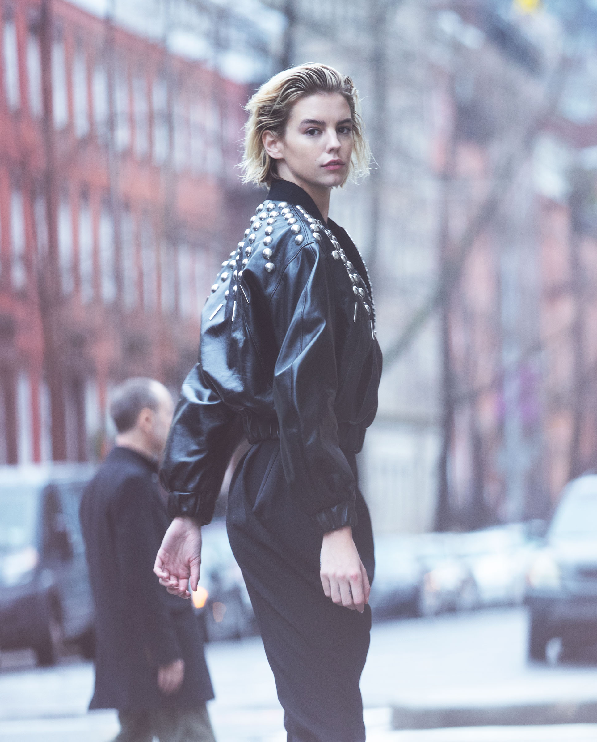 CELINE jacket and pants.