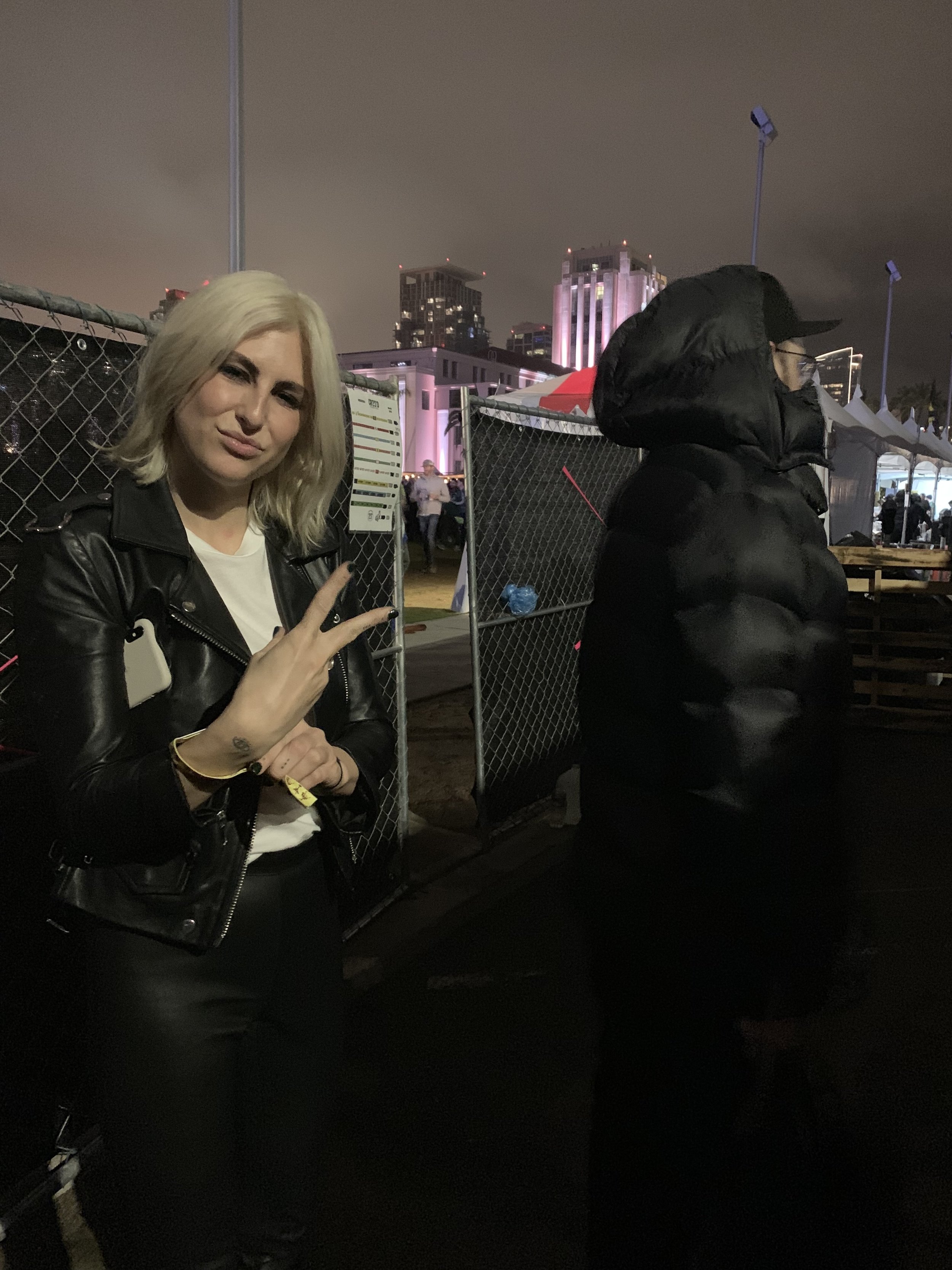 Pulling up to CRSSD Festival after a mandatory taco dinner