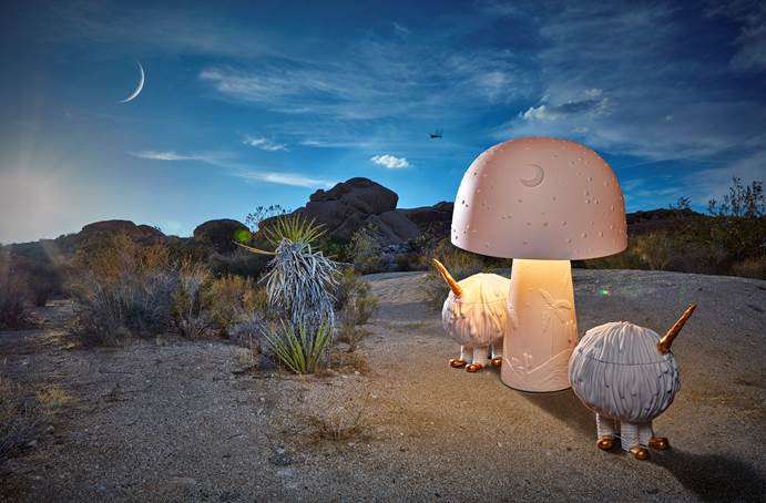 Pictured above: Haas Mojave Unicorn 4-wick Candles & Haas Mojave Moon Lamp