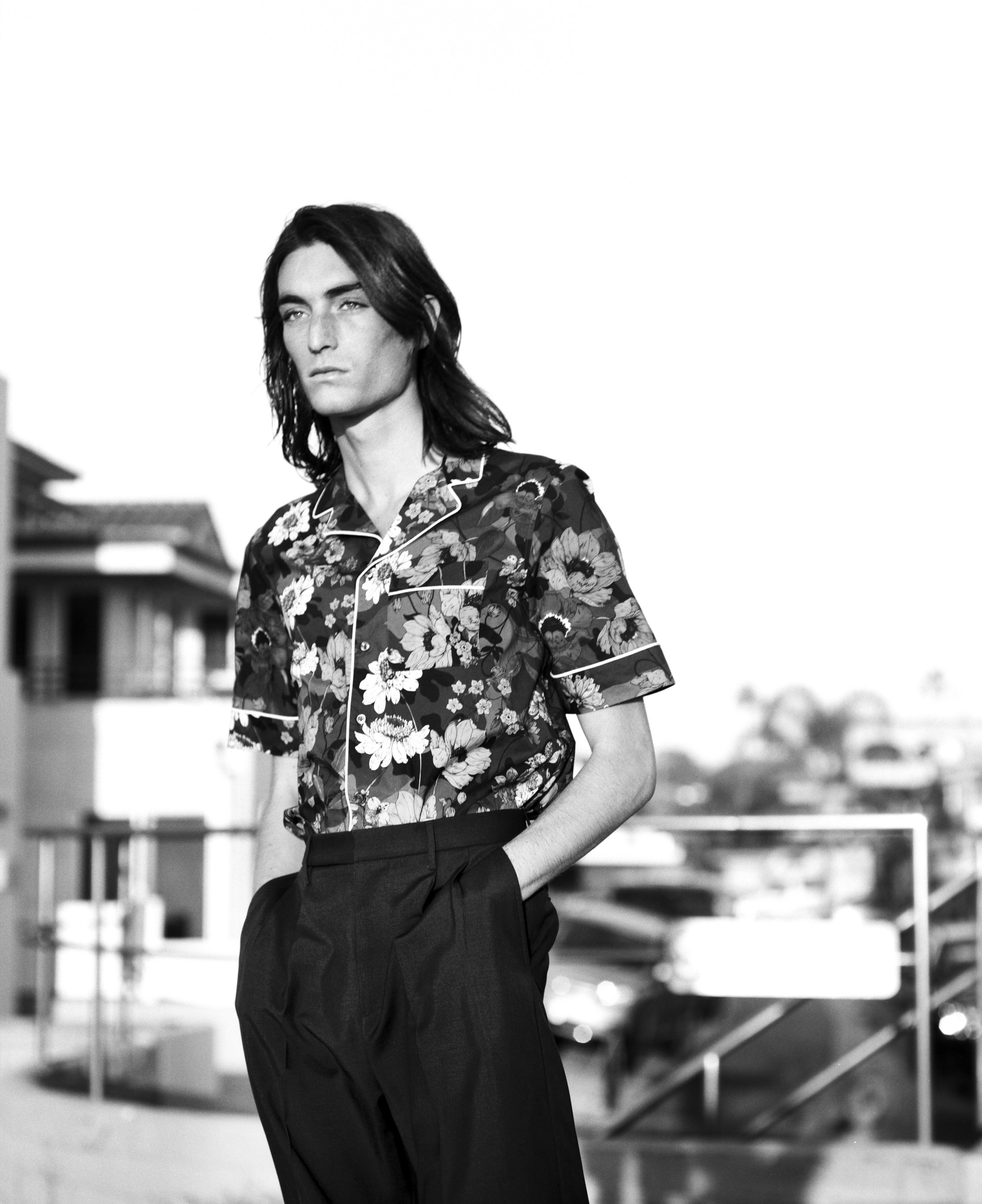 VALENTINO shirt and shorts.