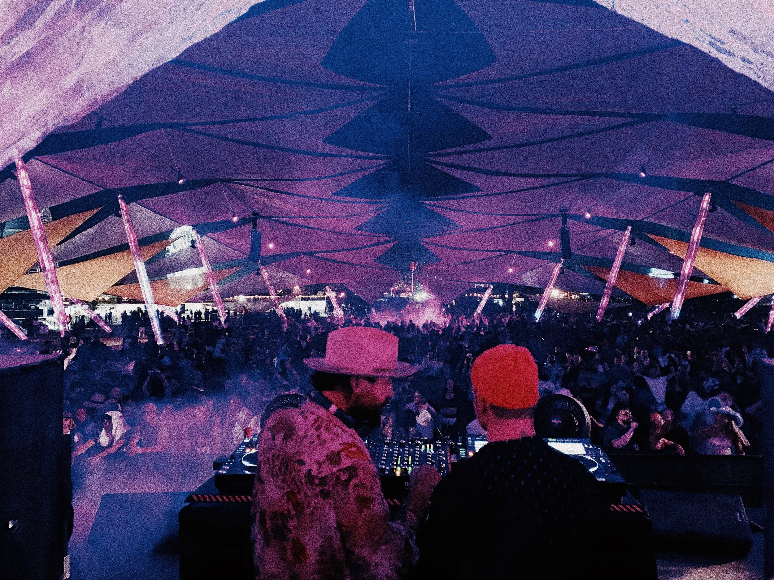Showtime, this picture is from my recent show at Coachella playing B2B with my brother RY X, always an amazing festival to play and especially with RY.