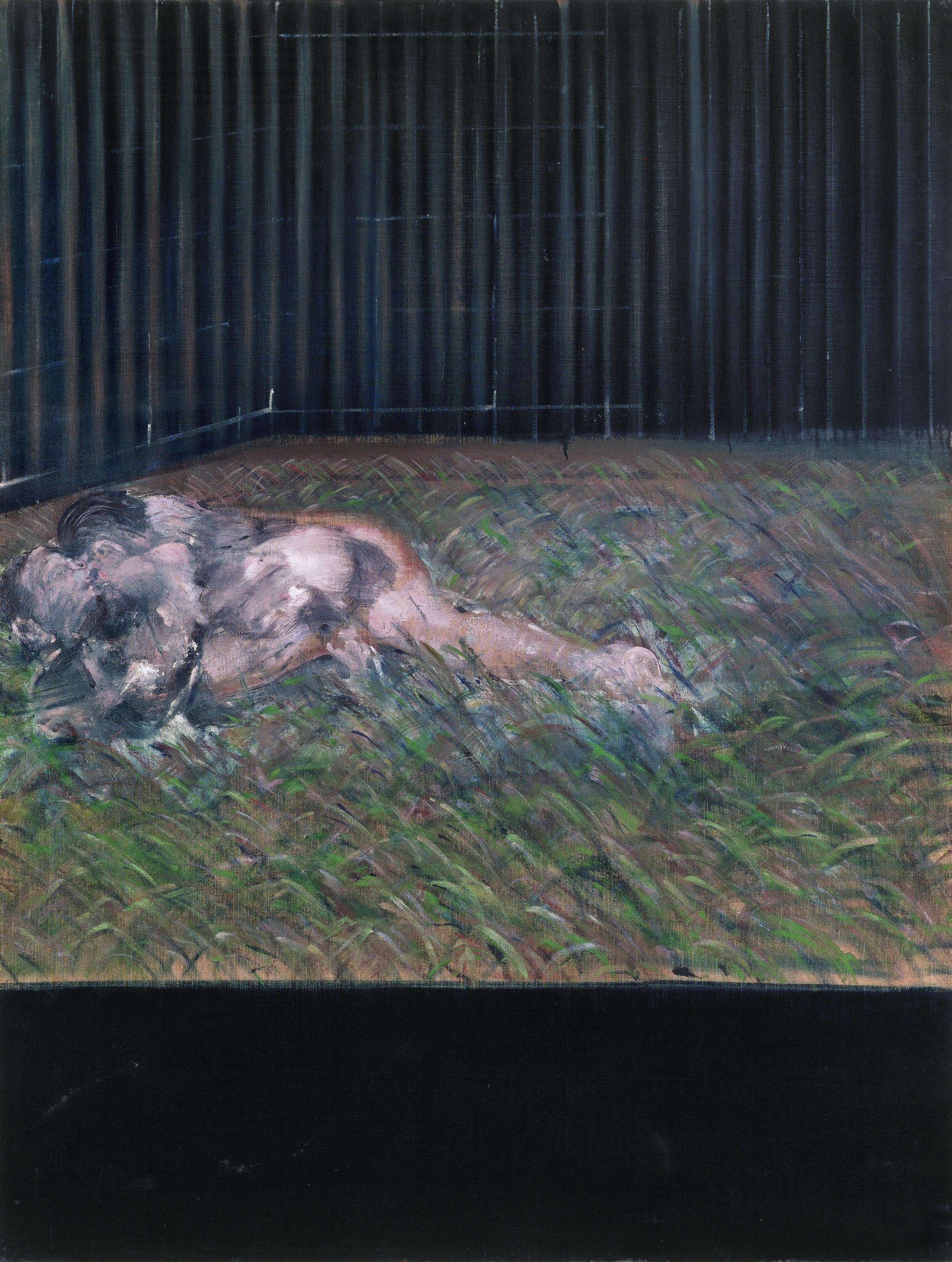 Francis Bacon. Two Figures in the Grass, 1954. Oil on canvas. 152 x 117cm. © The Estate of Francis Bacon. All rights reserved, DACS/Artimage 2019. Photo: Prudence Cuming Associates Ltd. Courtesy Gagosian