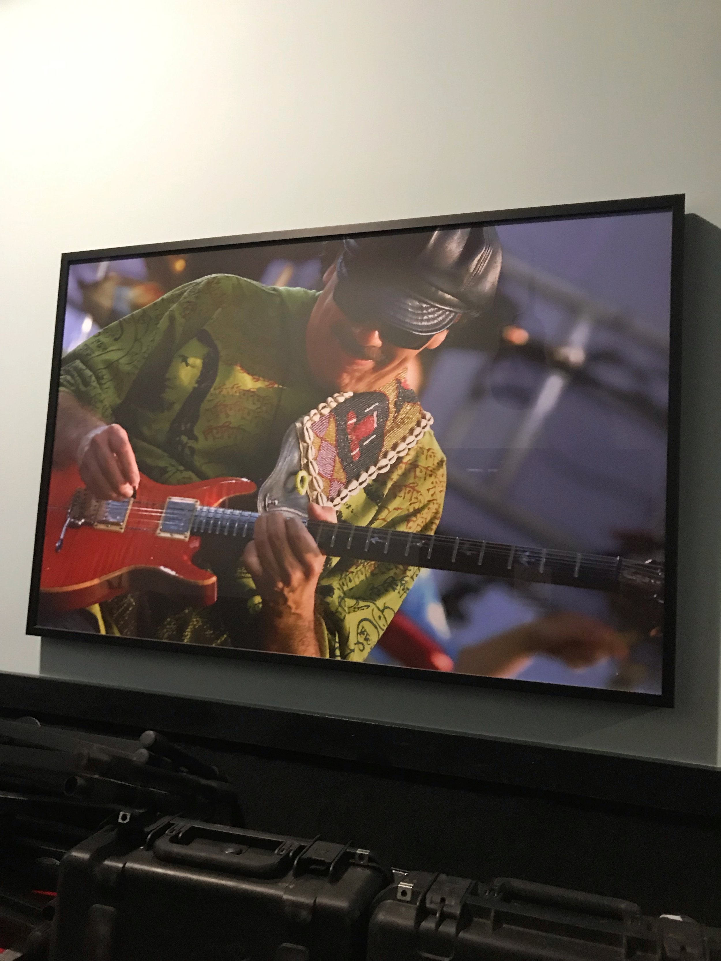 Carlos Santana. SIR Rehearsal Studios, Nashville.