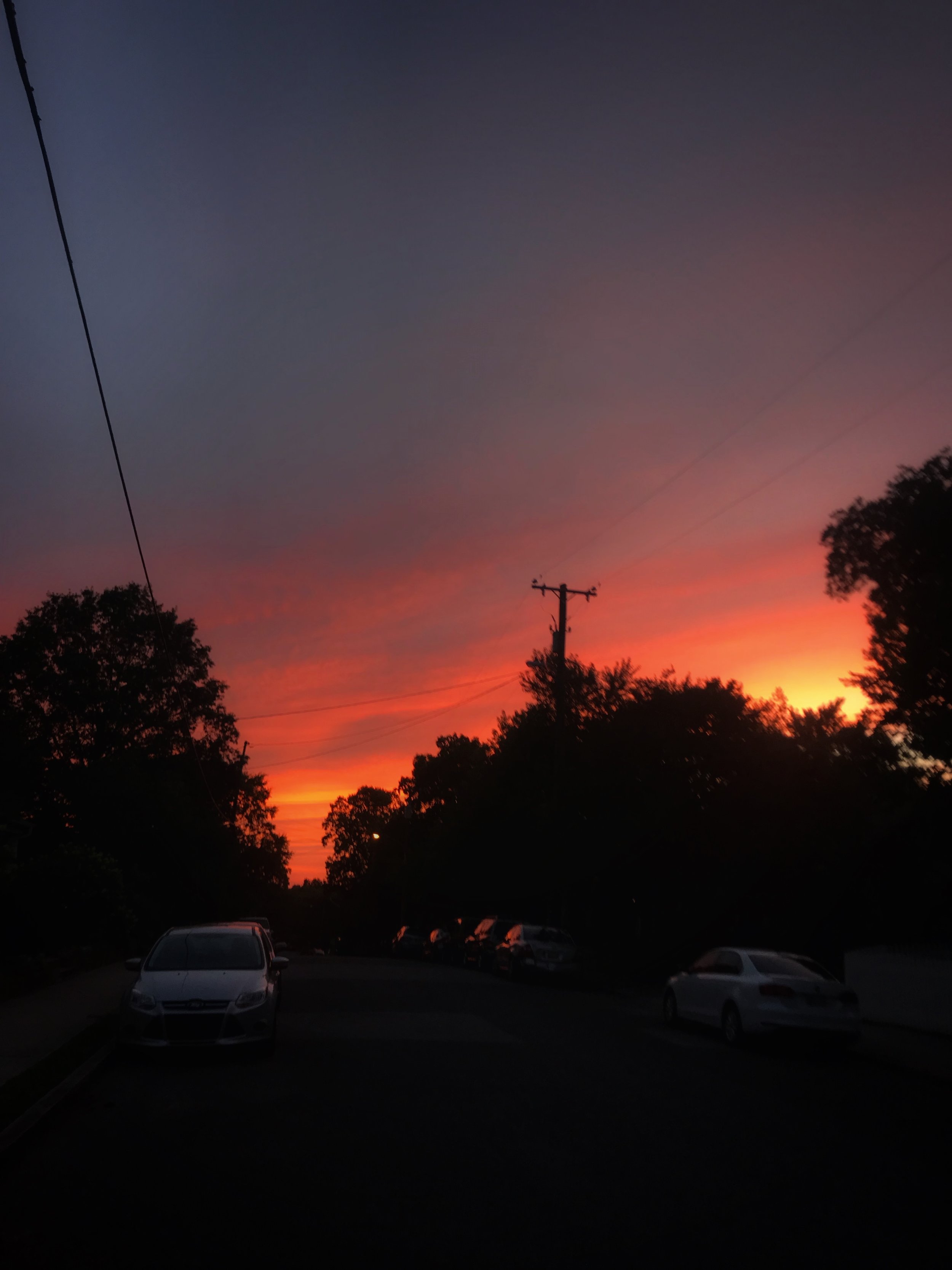 East Nashville sunset.