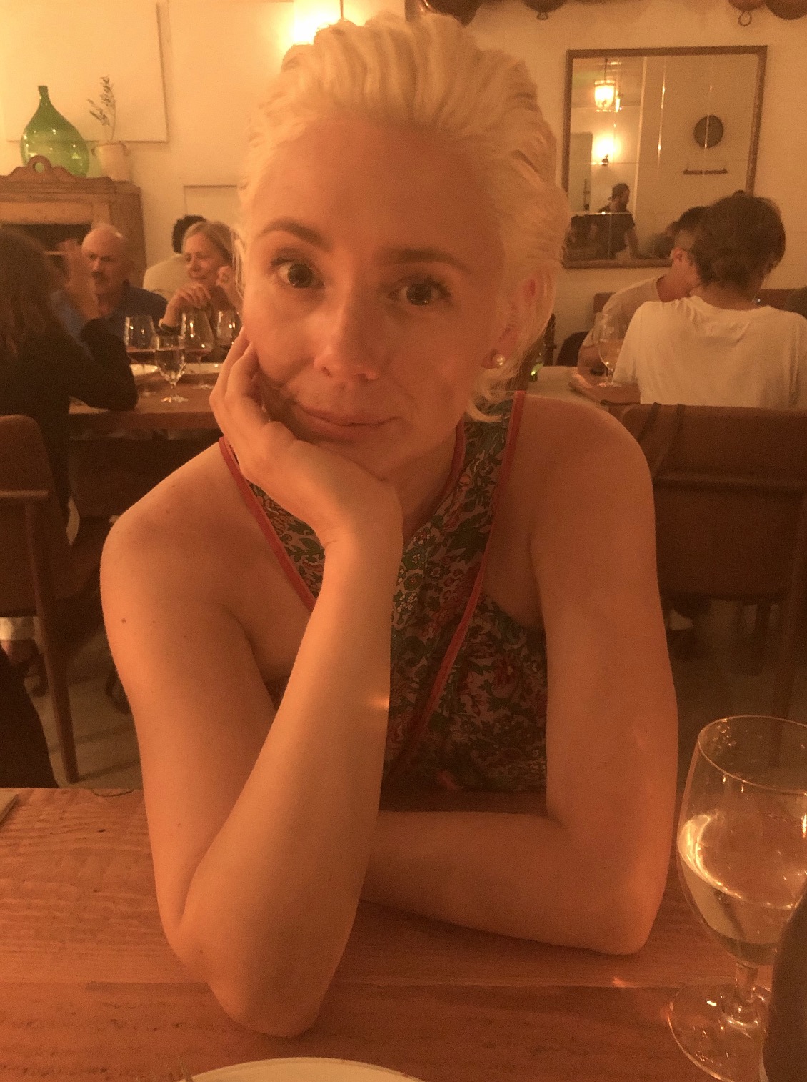 Later that evening, I went to dinner with the artist Lisa Reider to try out the new spot Antico.