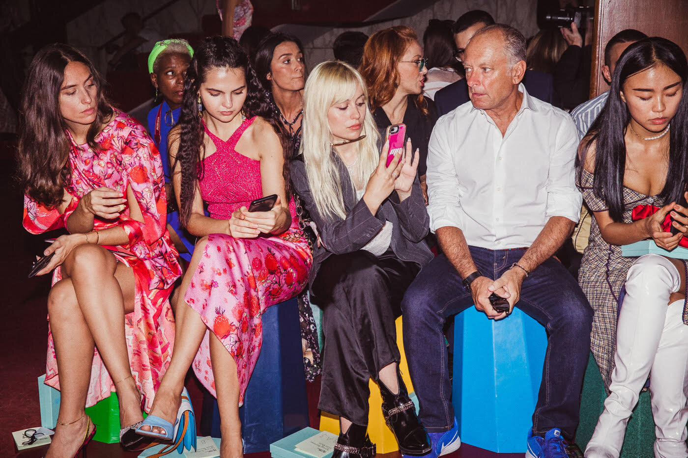 Front-rowing at the @peterpilotto show with @erikaboldrin @doina