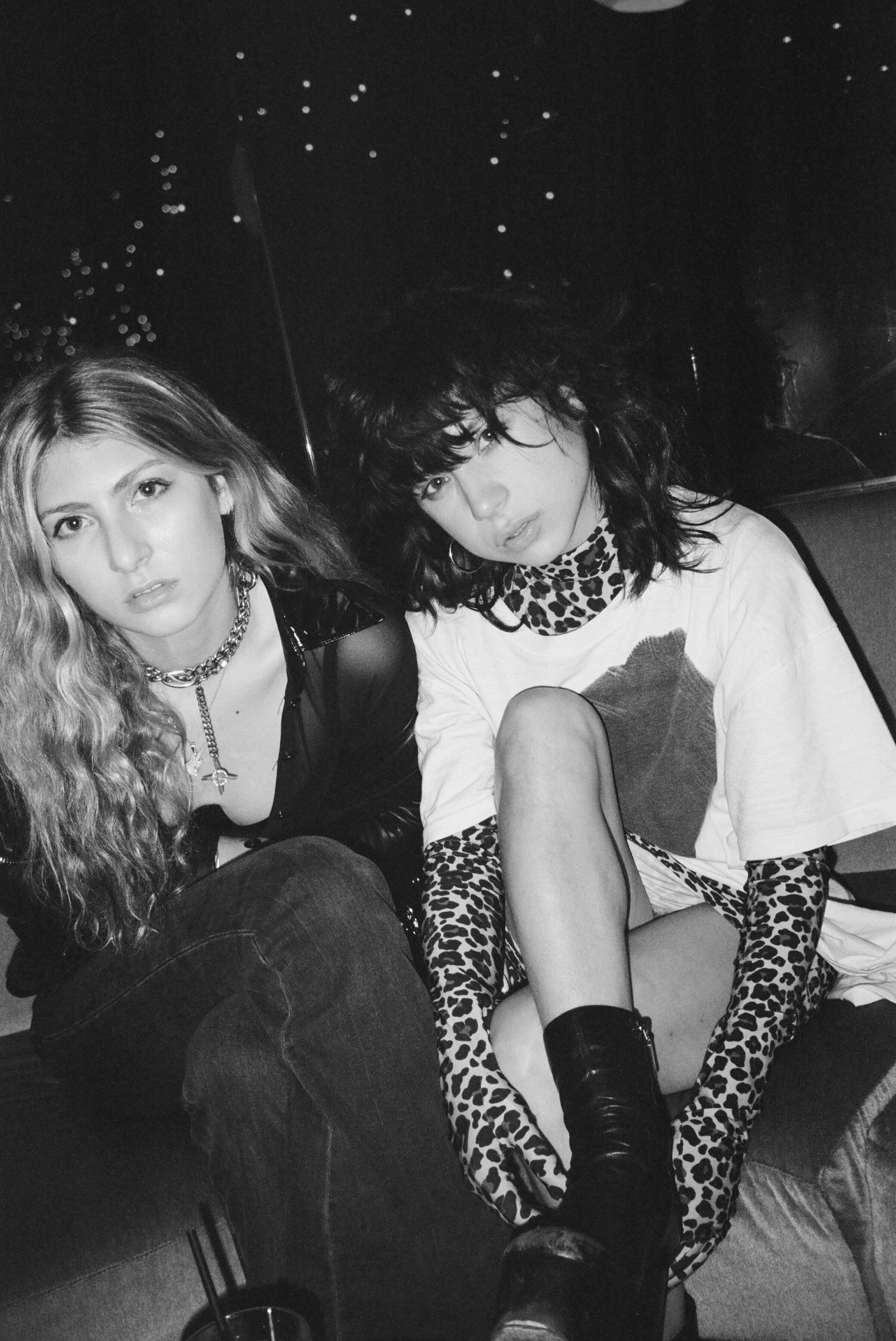 Chloe and Blu: Photo shoot at the club - totally sober is our middle name