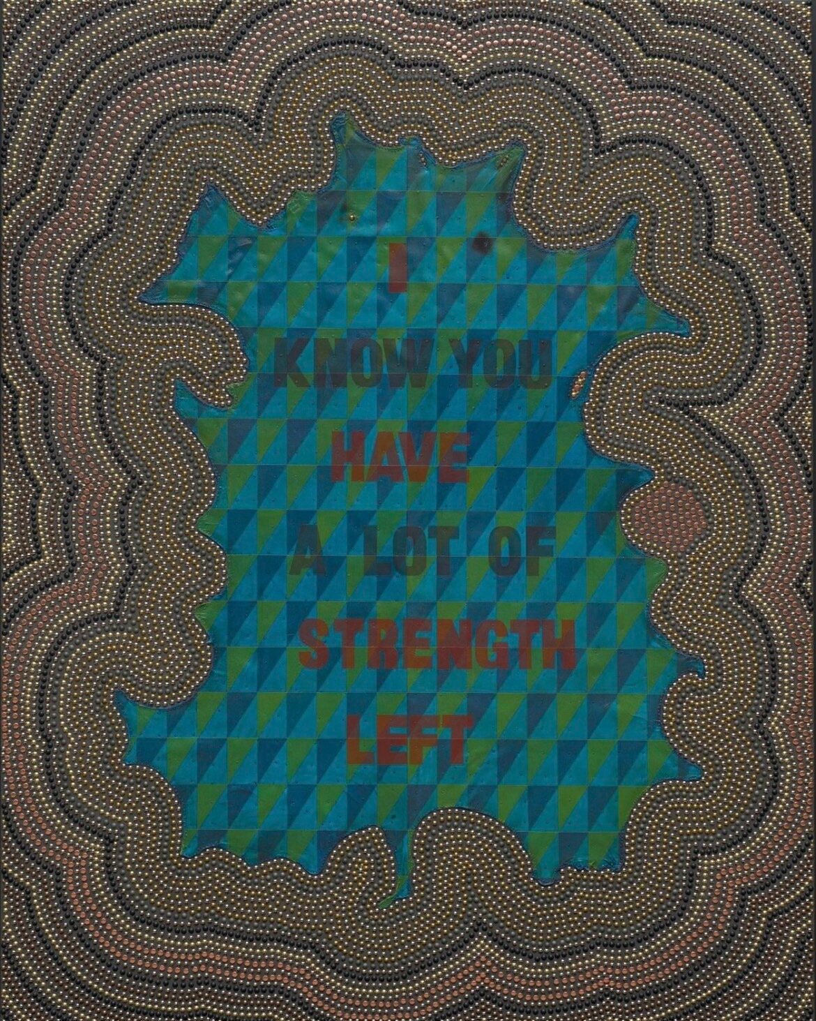 Jeffrey Gibson, I Know You Have A Lot of Strength Left (2017).