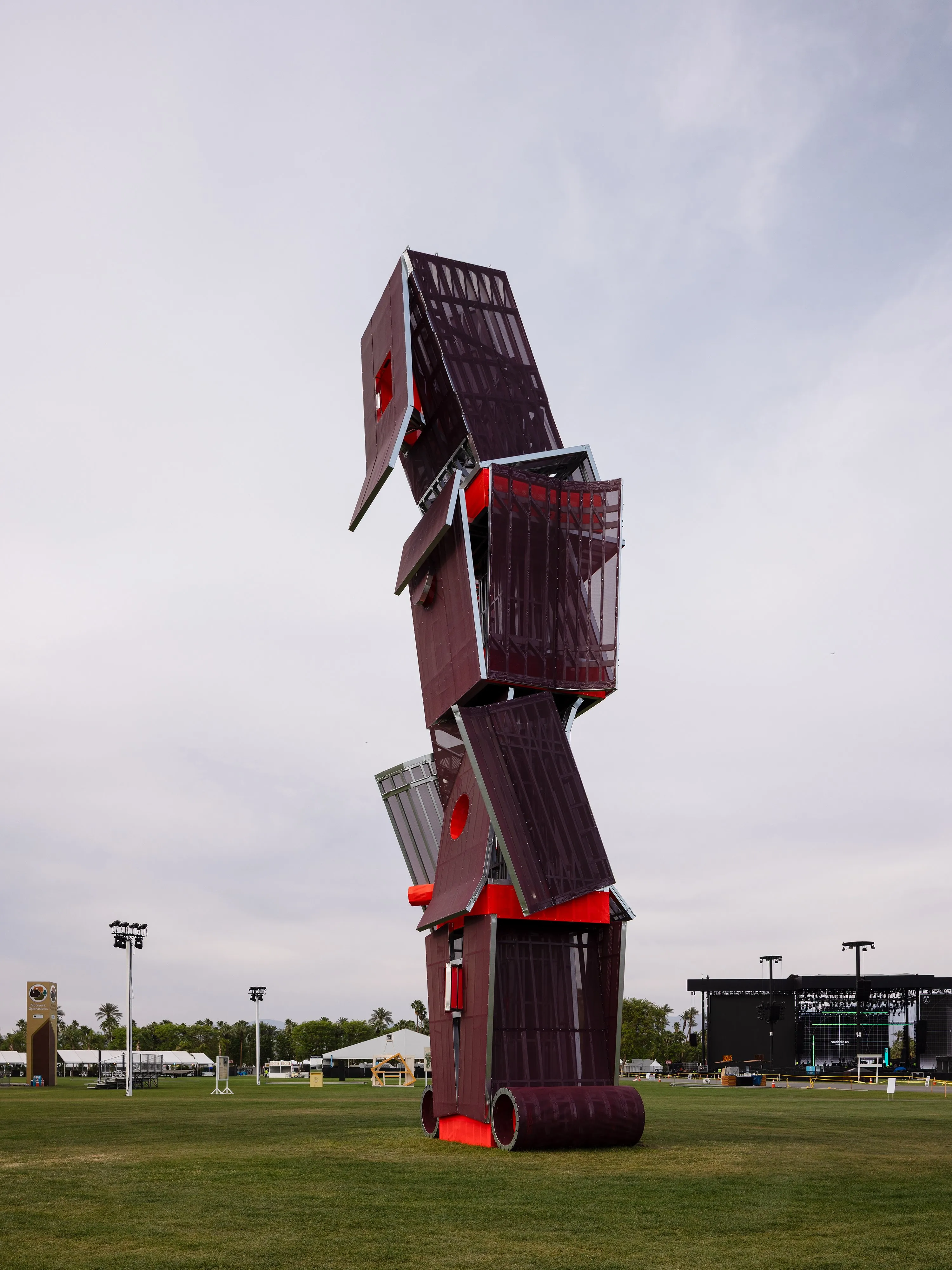 Coachella Valley Music and Arts Festival | The Los Angeles Design Group’s “Visage Brut” 