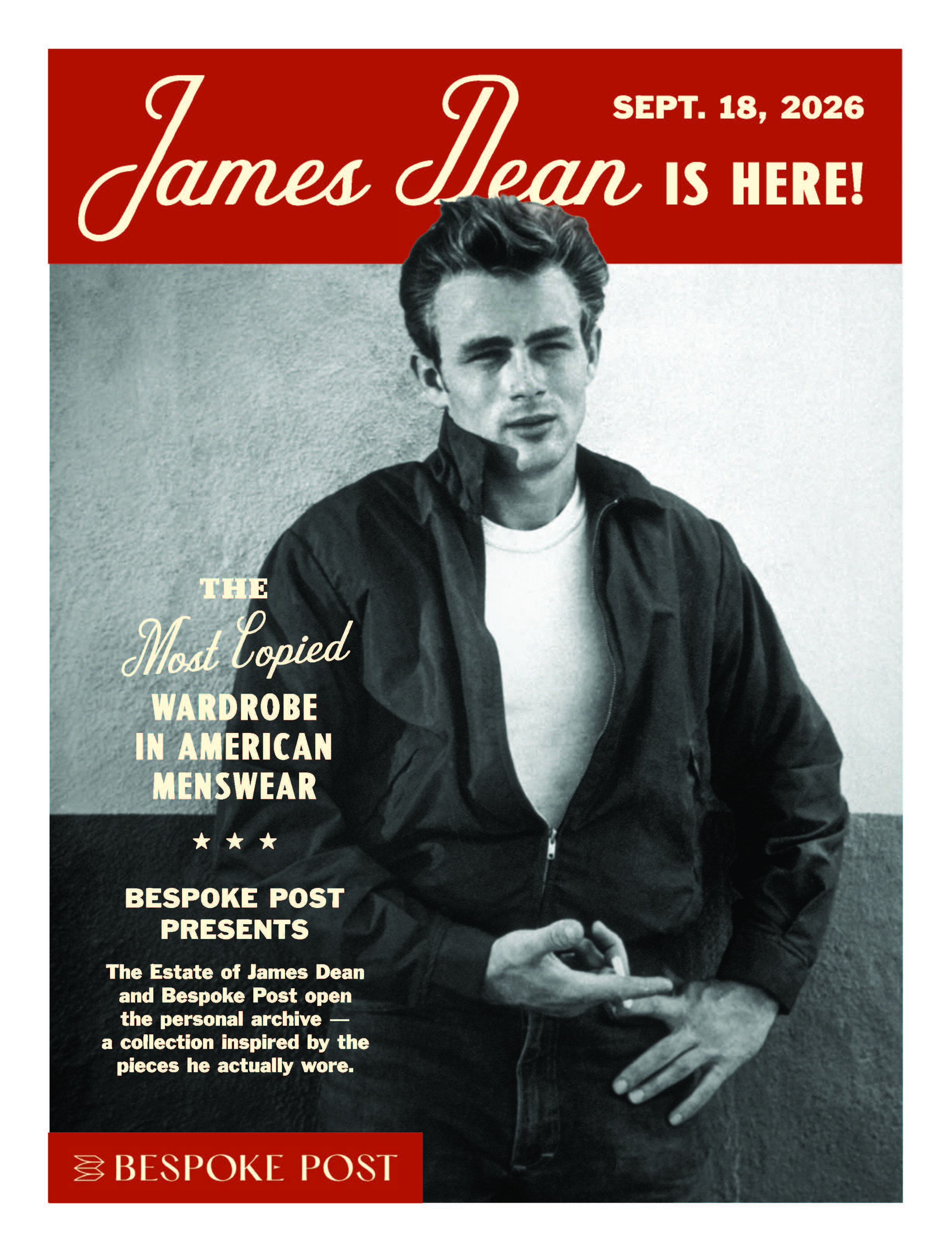 Bespoke Post| American Retails' Spin on James Dean's Signature Wardrobe 