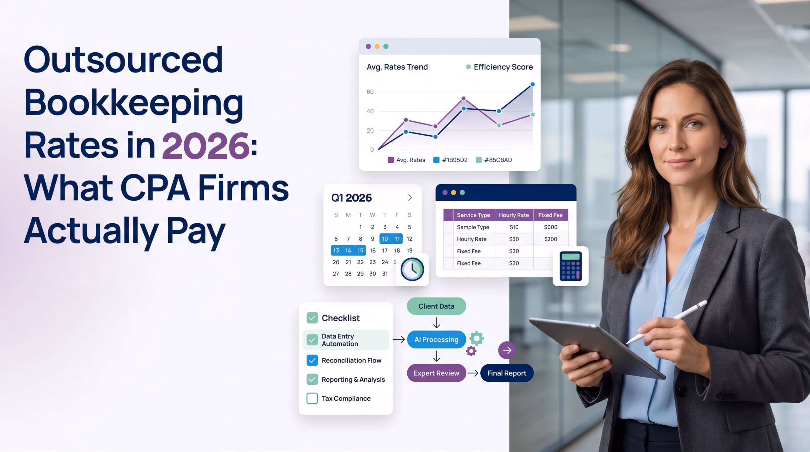 Outsourced Bookkeeping Rates in 2026: What CPA Firms Actually Pay (And How to Price It)