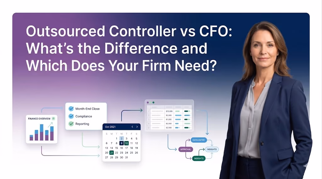 Outsourced Controller vs CFO: What's the Difference and Which Does Your Firm Need?