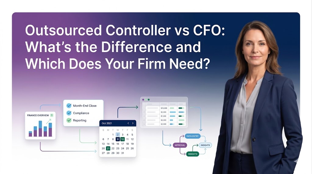 Outsourced Controller vs CFO: What's the Difference and Which Does Your Firm Need?