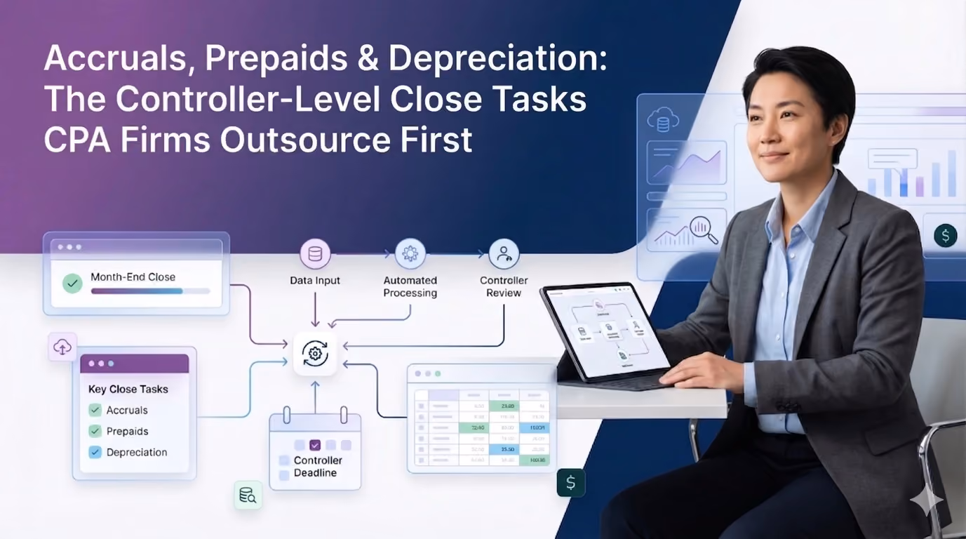 Accruals, Prepaids & Depreciation: The Controller-Level Close Tasks CPA Firms Outsource First