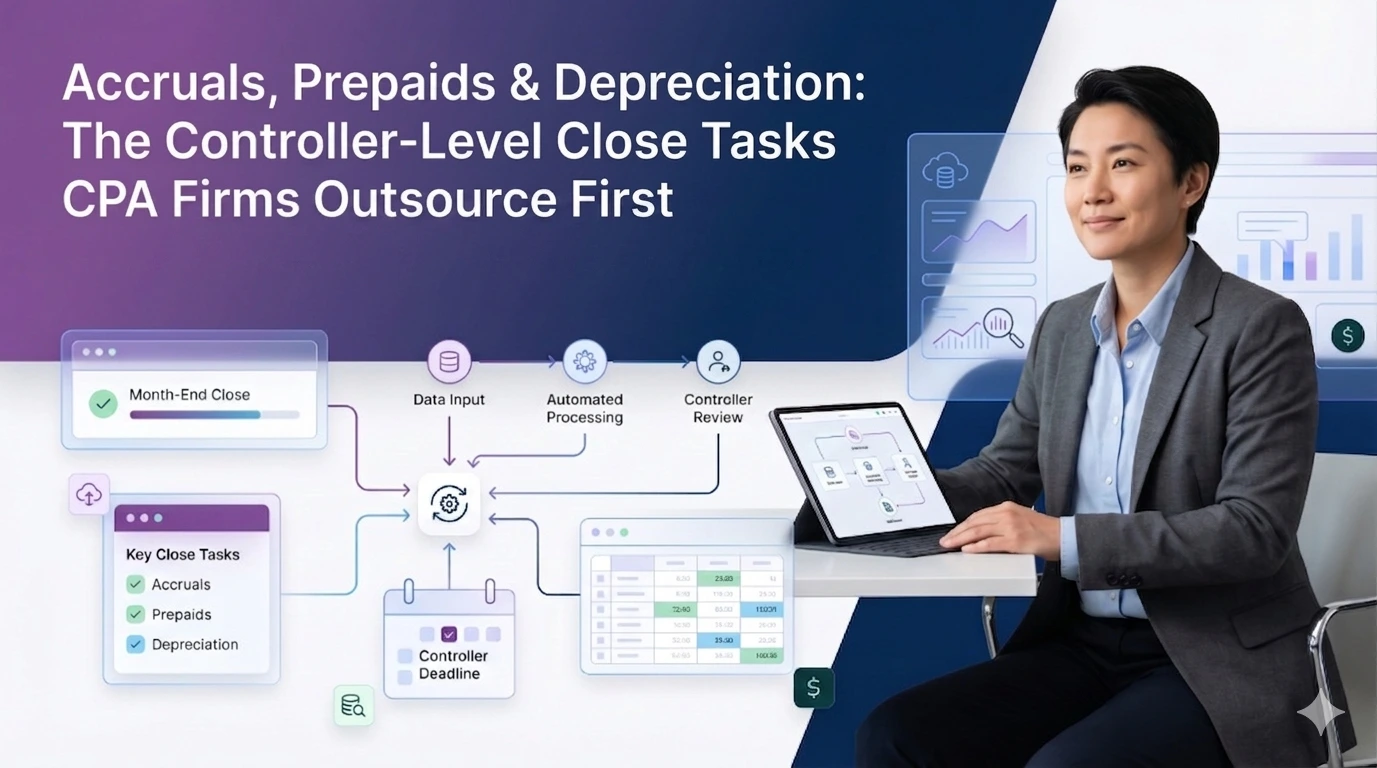 Accruals, Prepaids & Depreciation: The Controller-Level Close Tasks CPA Firms Outsource First
