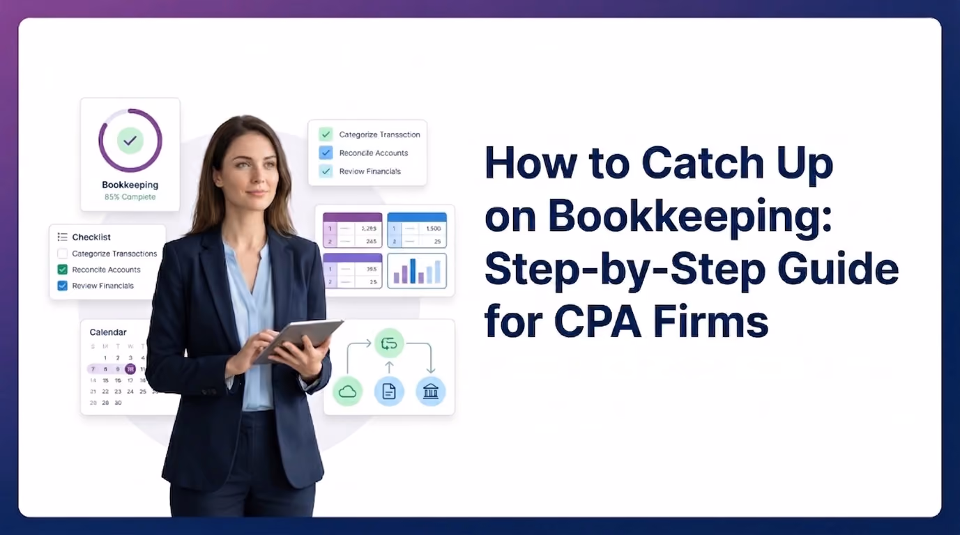 How to Catch Up on Bookkeeping: Step-by-Step Guide for CPA Firms