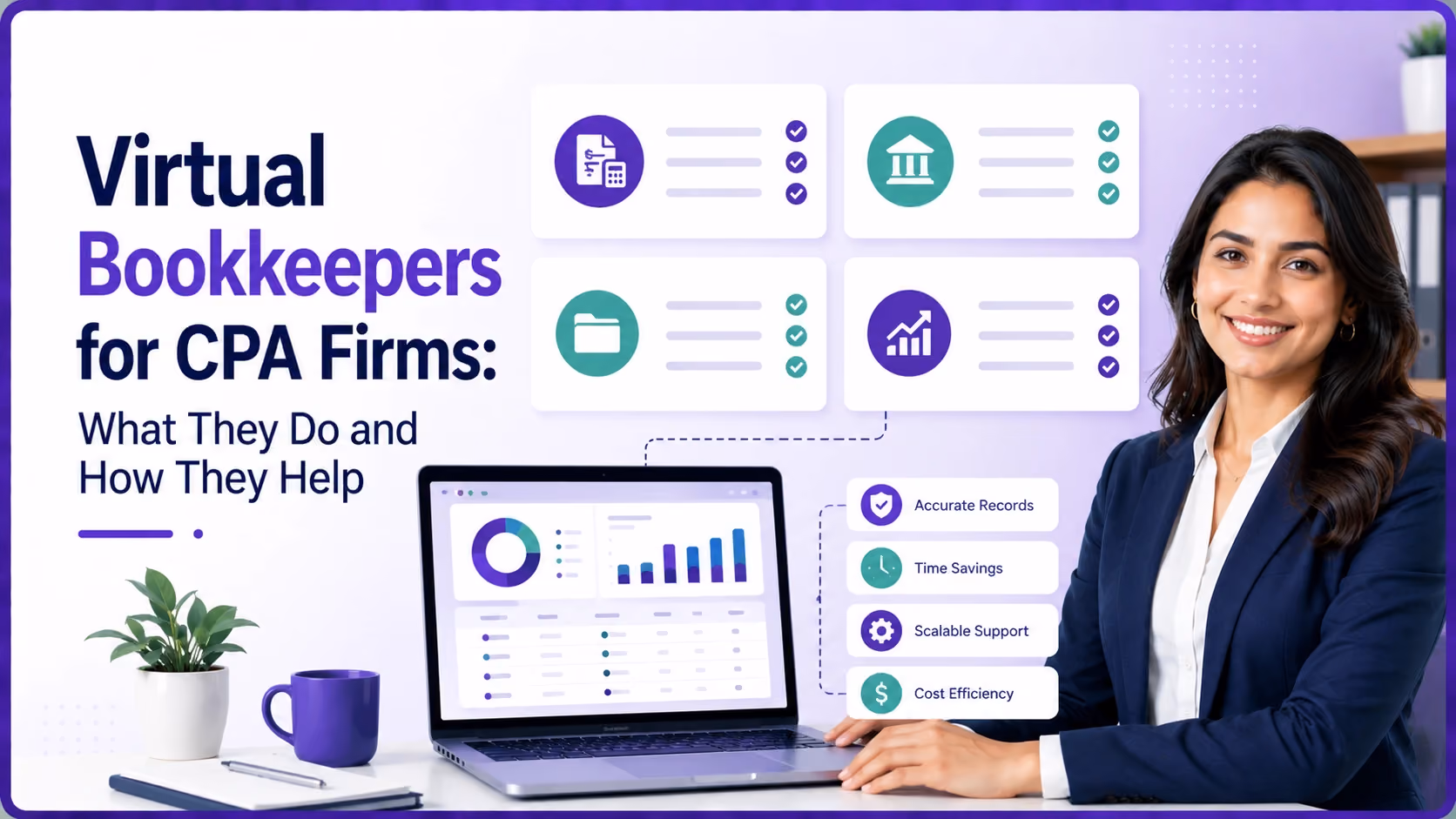 Virtual Bookkeepers for CPA Firms: What They Do and How They Help