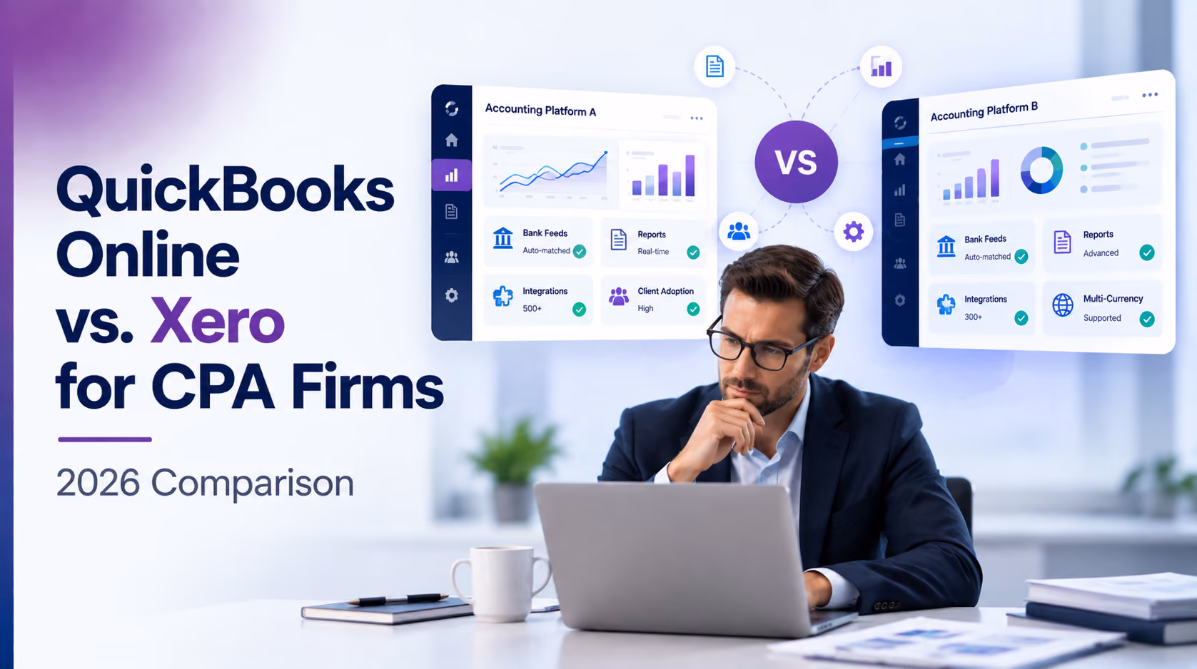QuickBooks Online vs. Xero for CPA Firms: 2026 Comparison