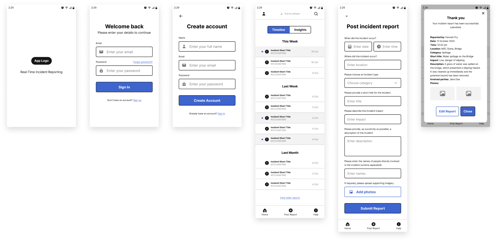 Wireframes