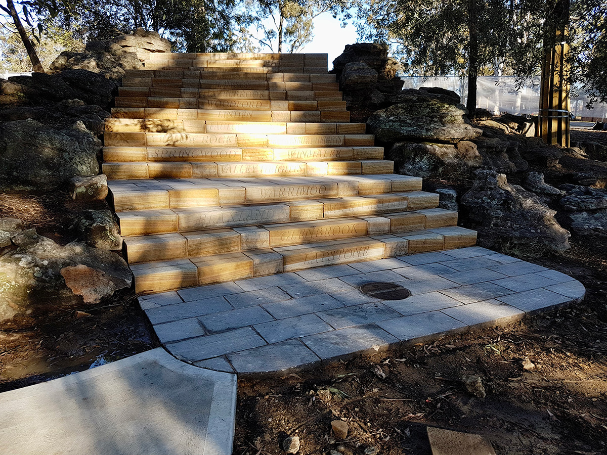 Sandstone after specialty cleaning