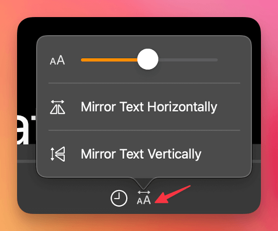 A icon on mirroring