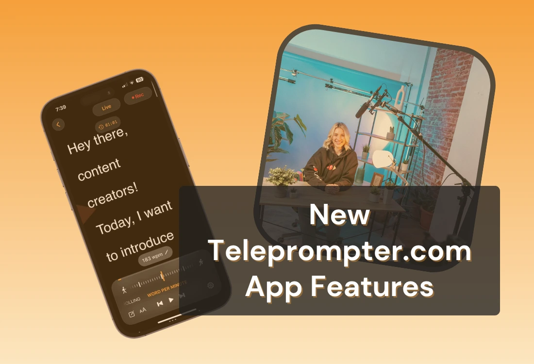 Unveiling New Teleprompter.com App Features