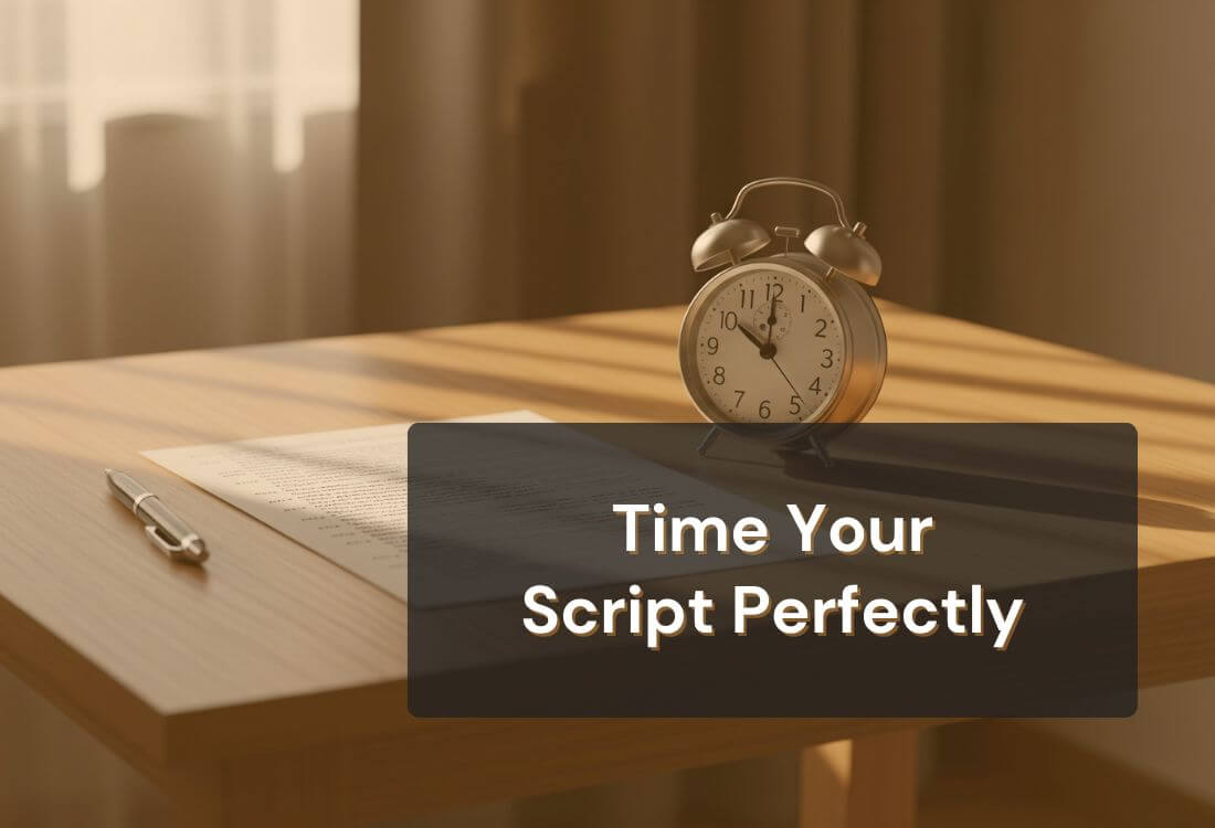 How to Time Your Script Perfectly for Video Content