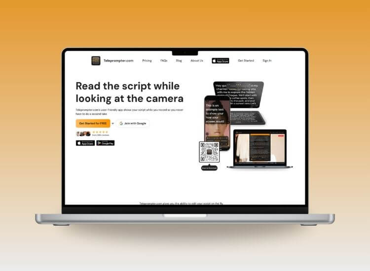 teleprompter.com on web