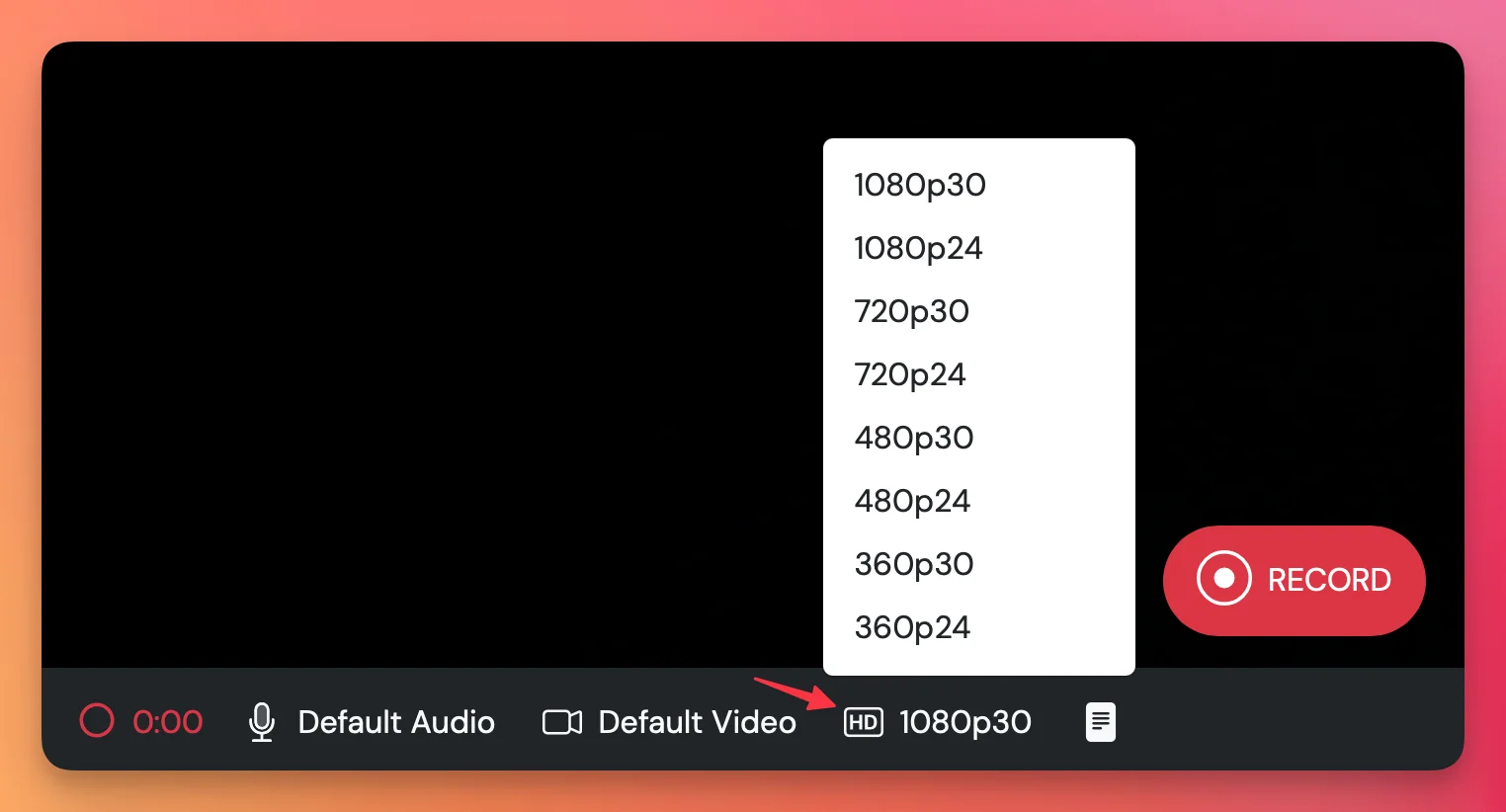 web browser resolution options