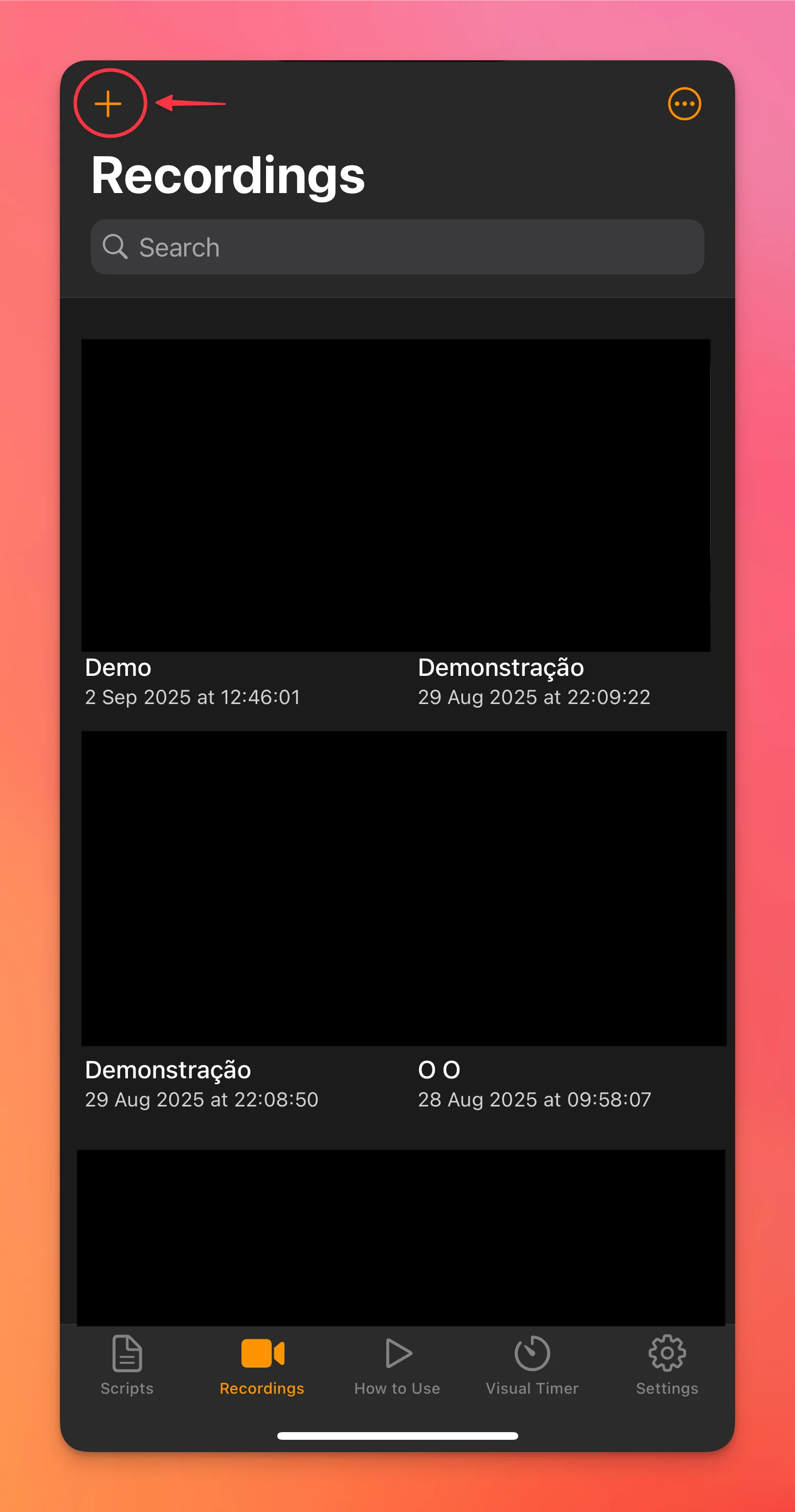 import videos on Teleprompter.com app