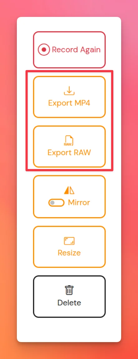 Teleprompter.com Export Buttons