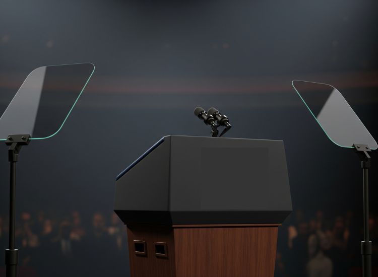 presidential teleprompter for speeches