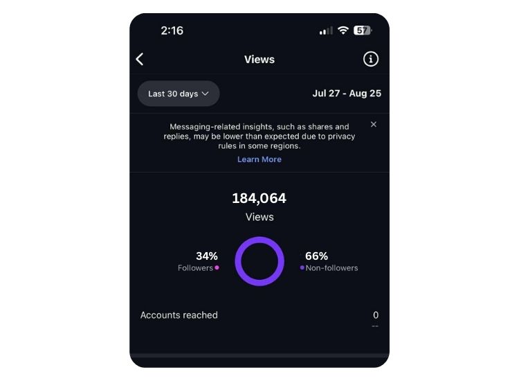 Instagram Reels with Insights and Analytics