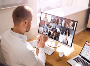 conducting virtual presentaion