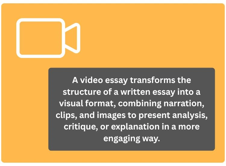 definition of video essay